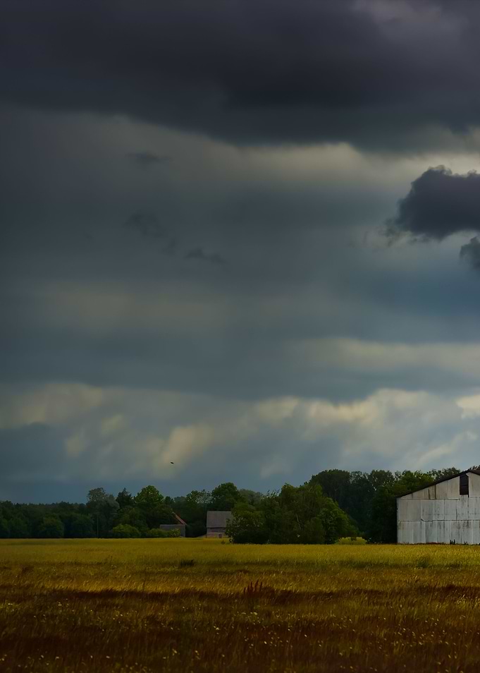 Tornado Storm Clouds Above