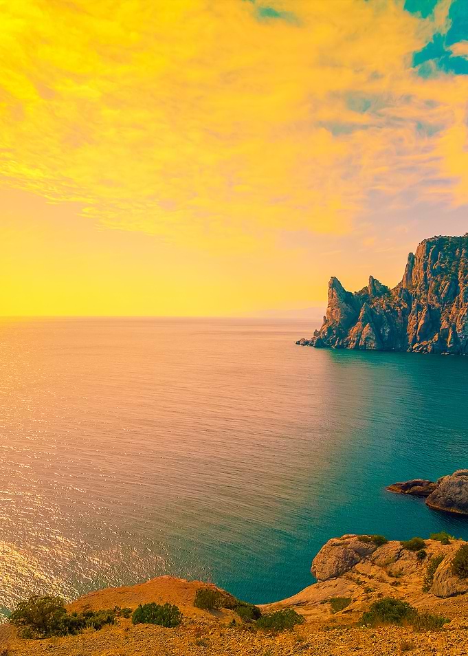 Rocky Sea Coast