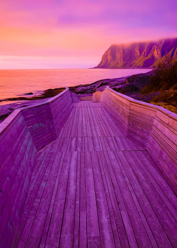 Senja Island At Sunset Lig
