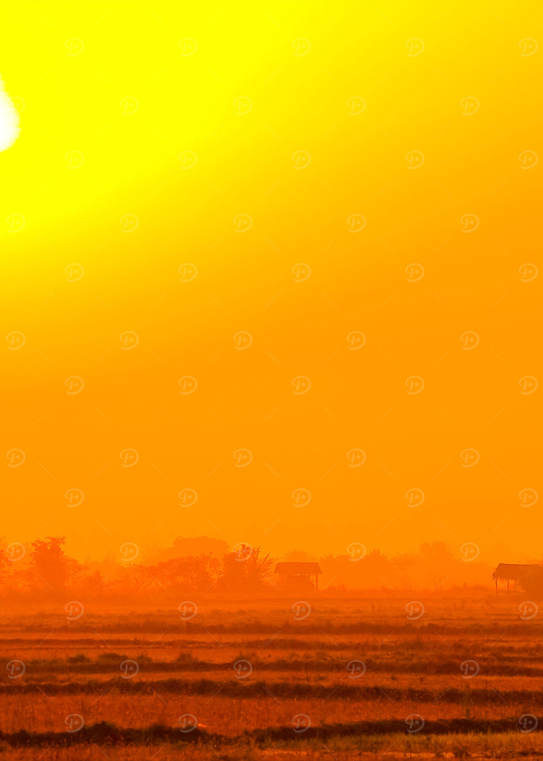 Beautiful Sunset Over The