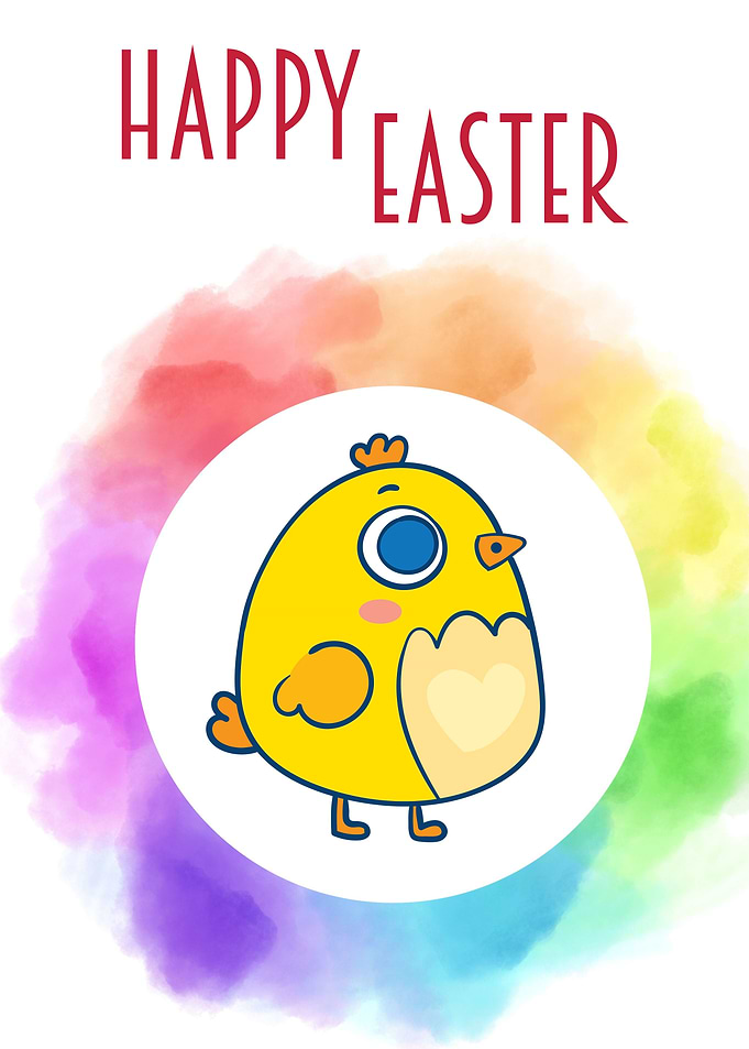 Happy Easter Baby Chick