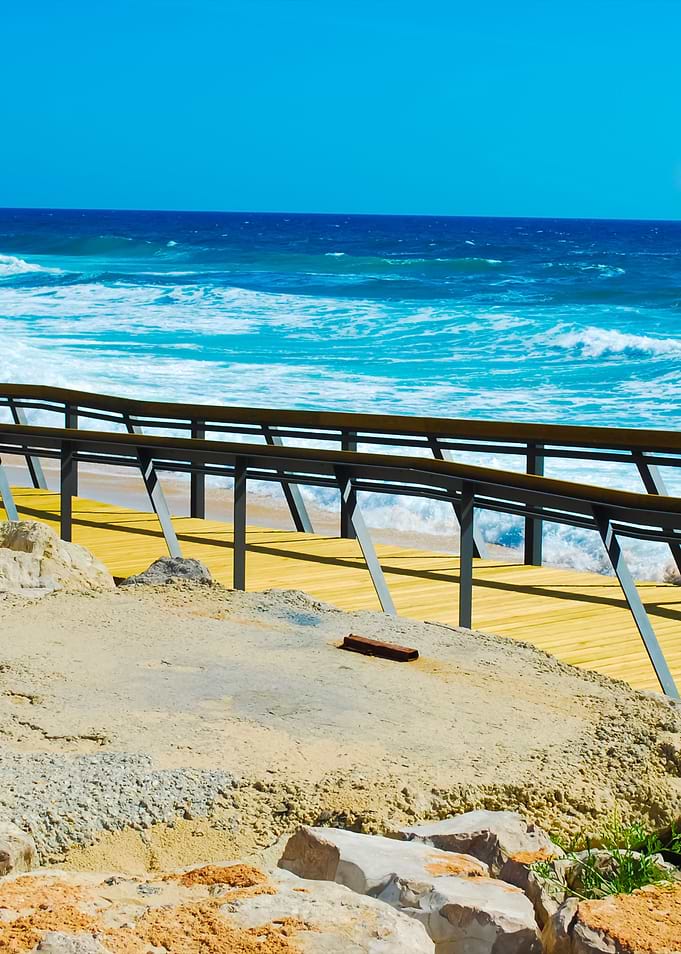 Boardwalk To Local Beach