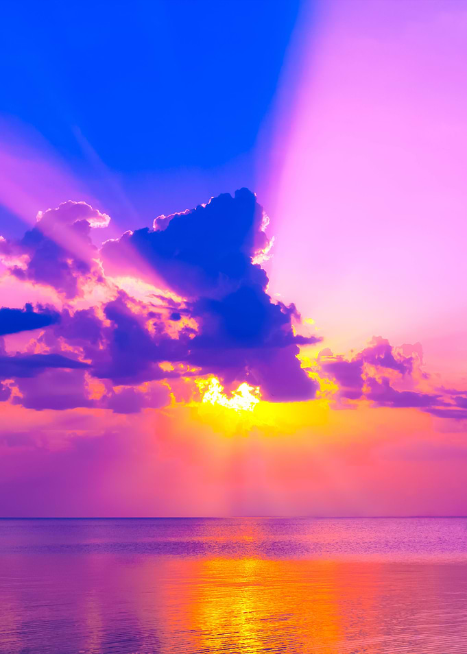 Sunrise Over Sea