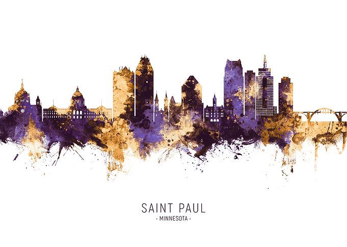 Saint Paul Skyline