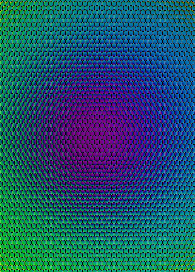 Hexagon pattern 8