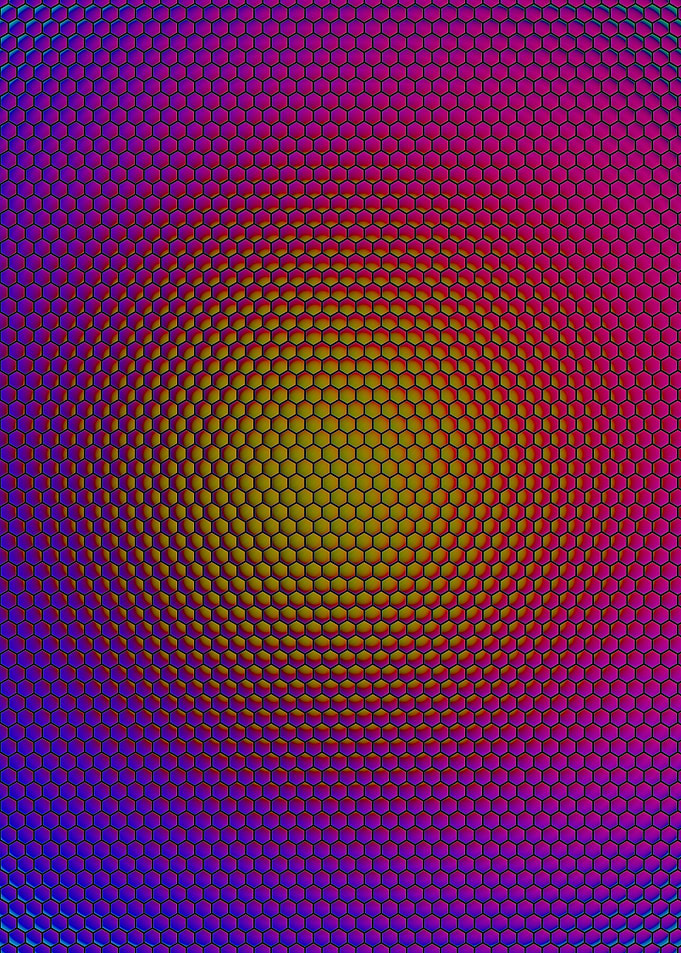 Hexagon pattern 9