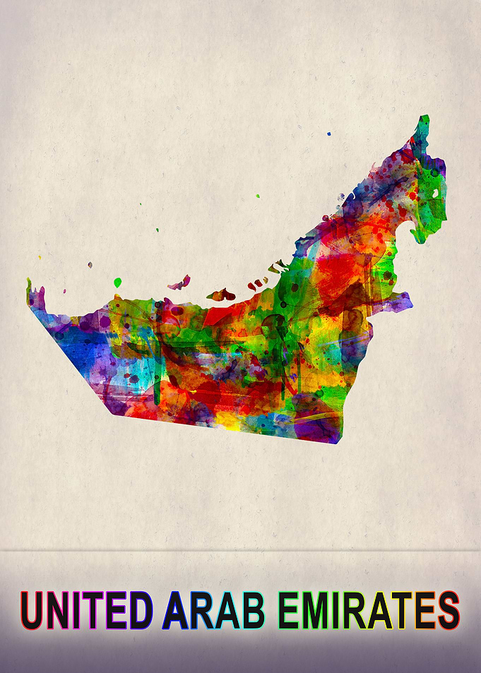 United Arab Emirates Map