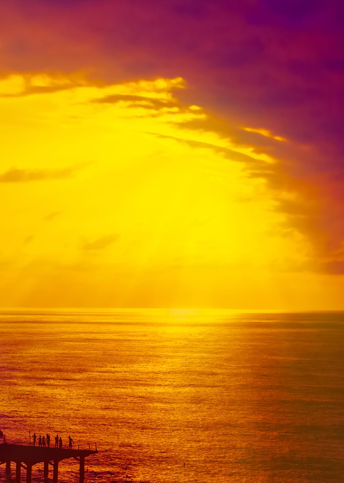 Sunrise Over Sea