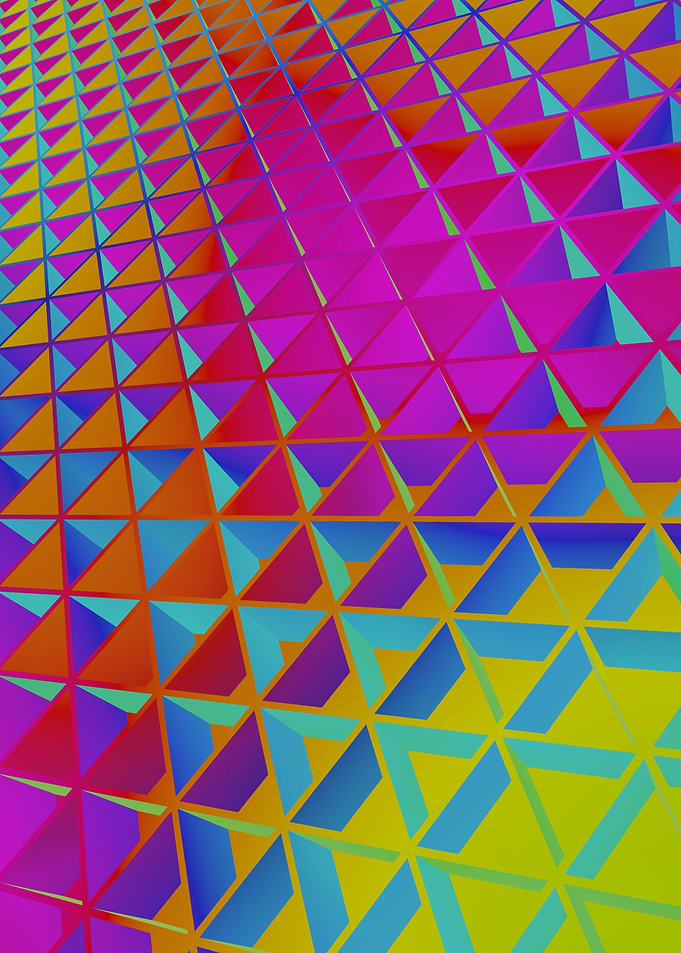 3D triangle walls 3