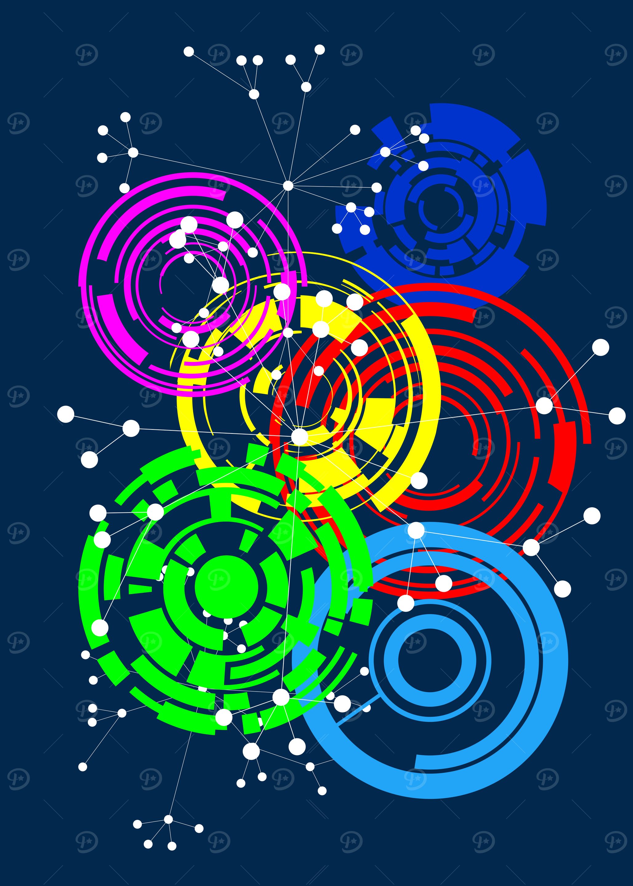 Abstract Round Shapes
