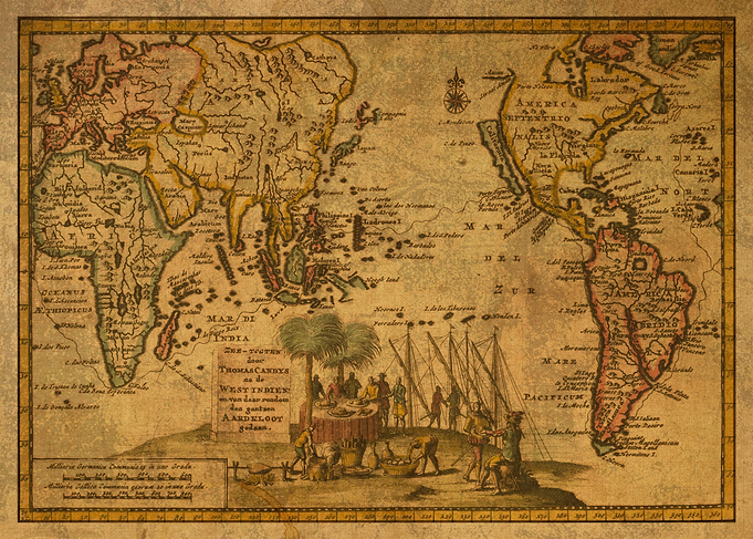 1594 Orbis Terrarum Map