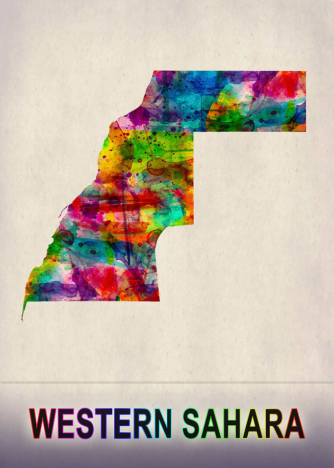 Western Sahara Map