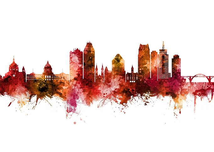 Saint Paul Skyline