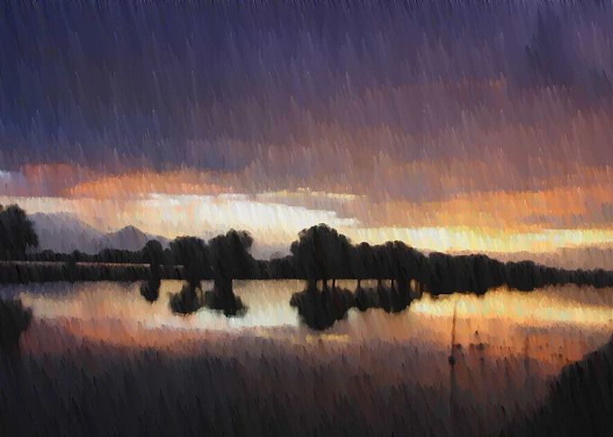 dark Sunset silhouette
