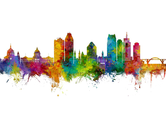 Saint Paul Skyline