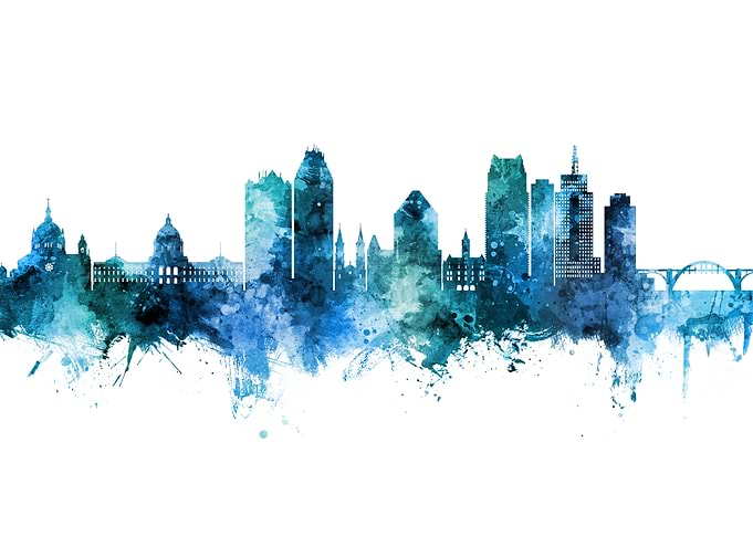 Saint Paul Skyline