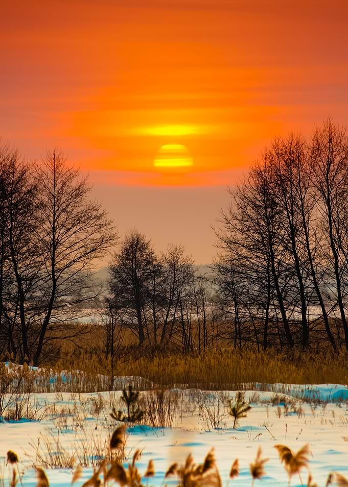 Beautiful Winter Sunset