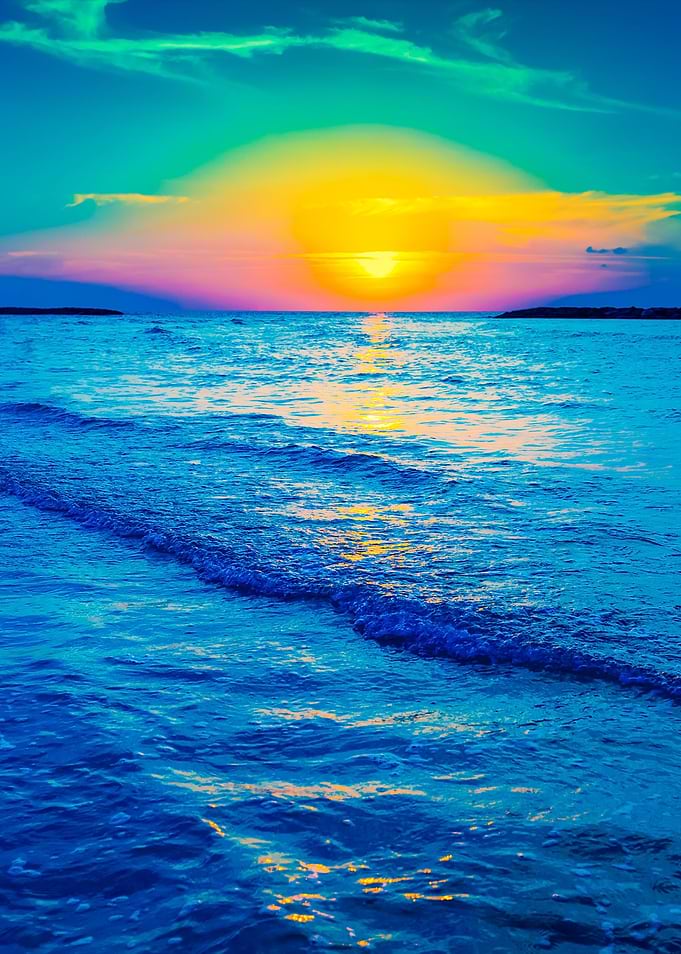 Sunrise Over Sea