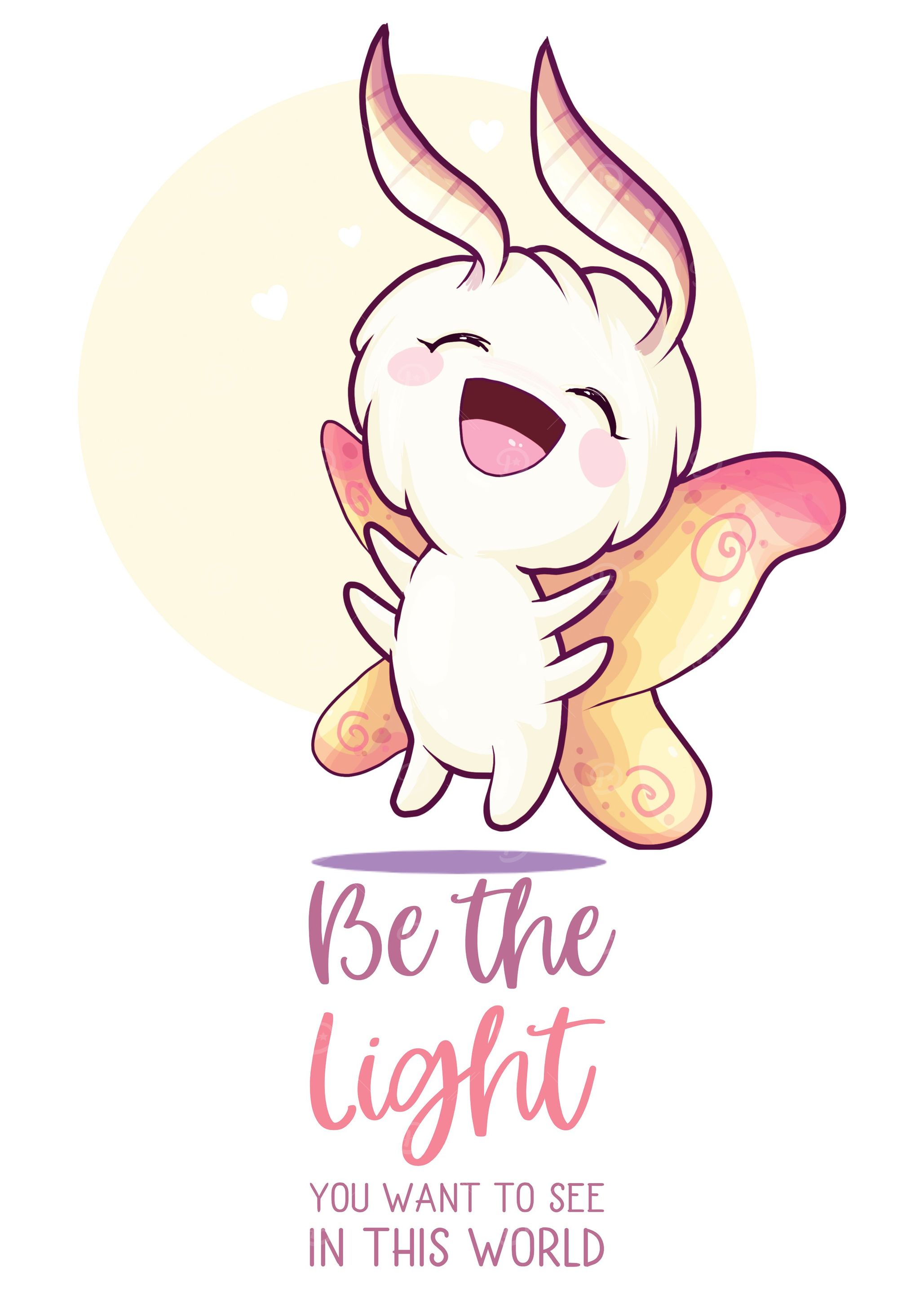 Cute Moth Be the light