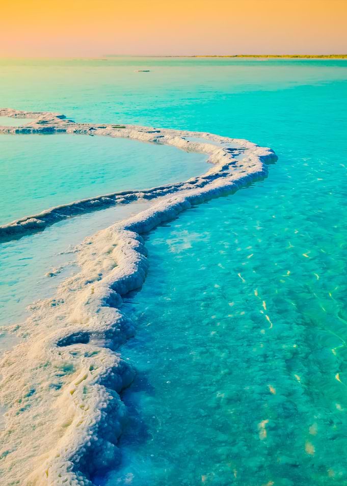Dead Sea Salt Shore