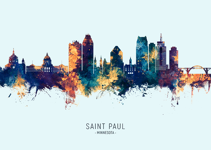 Saint Paul Skyline
