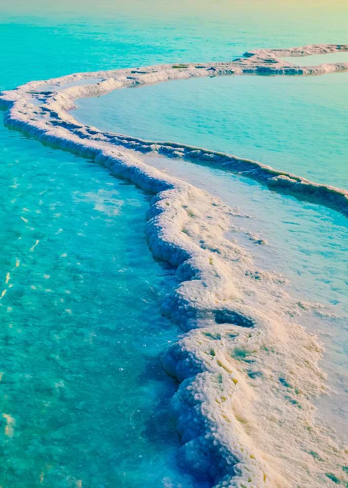 Dead Sea Salt Shore