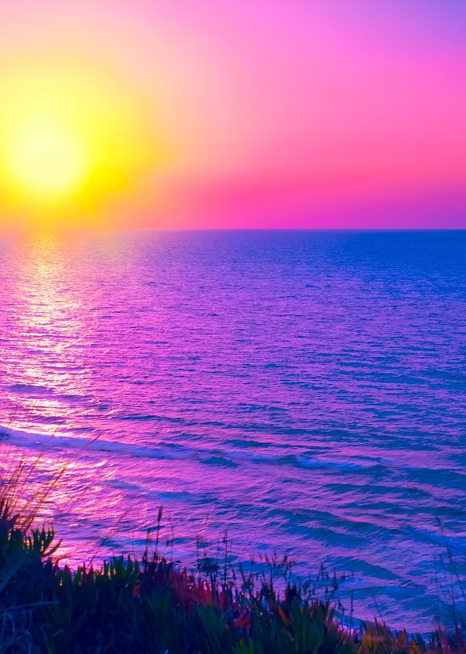 Sunset At Mediterranean Se
