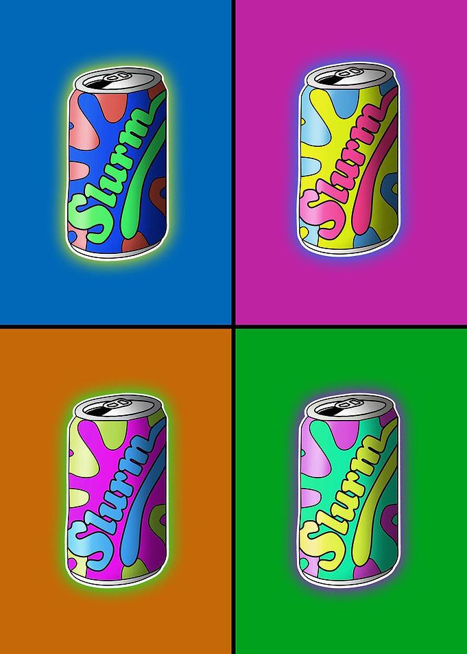 Slurm Pop Art