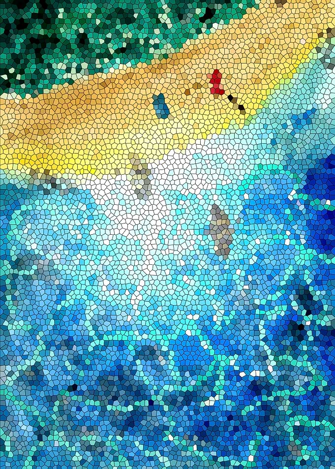 Abstract Beach Aerial