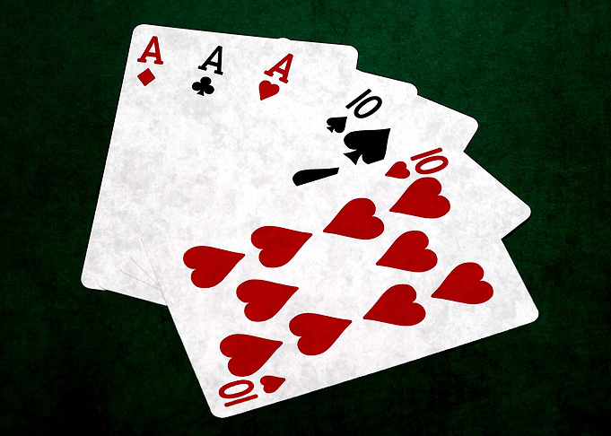 Poker Hand Full House 2