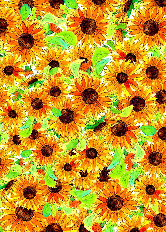 Sunflowers Pattern