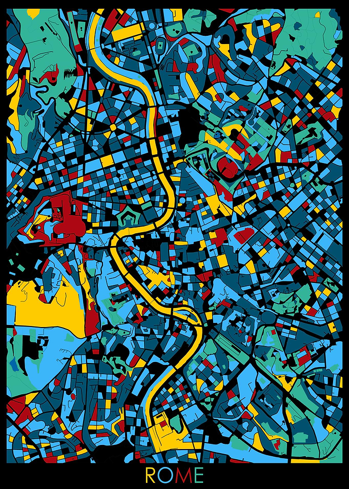 rome map retro 4