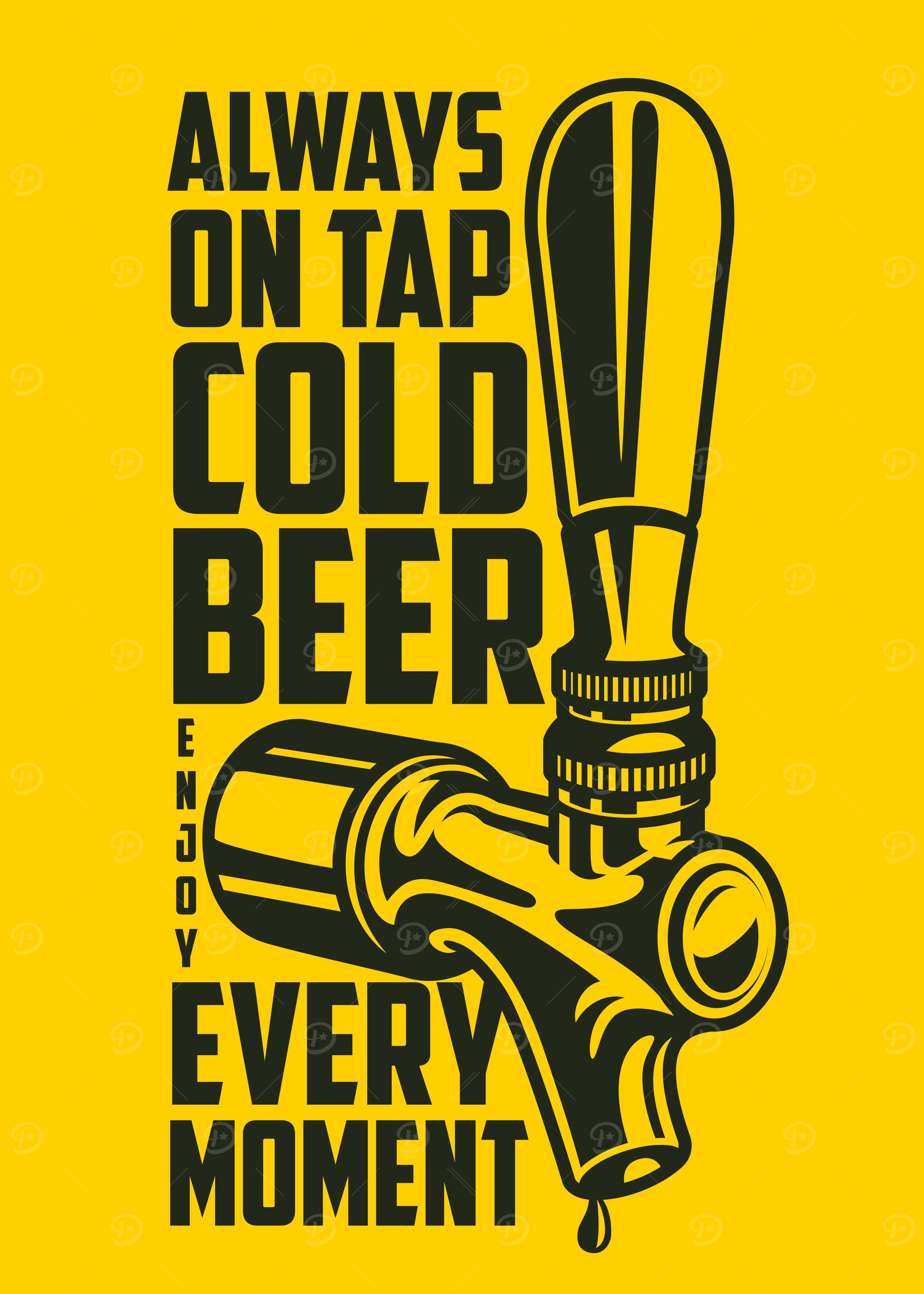 Enjoy coold beer