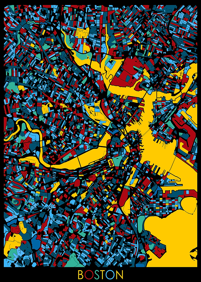 boston map retro 4
