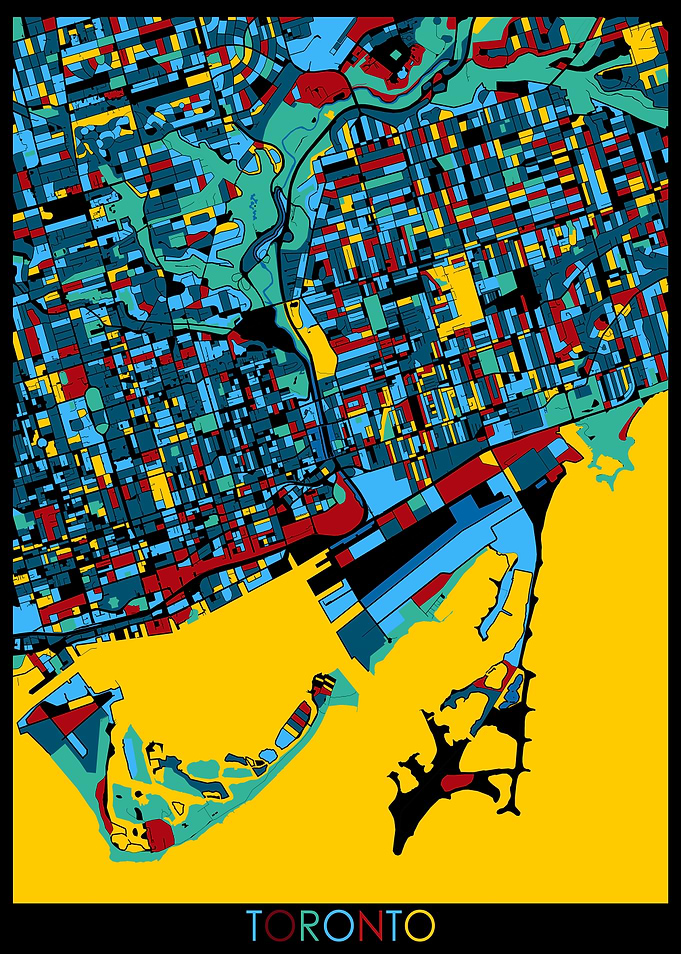 toronto map retro 4