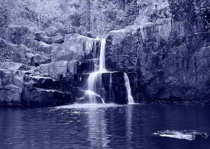 Jungle waterfall