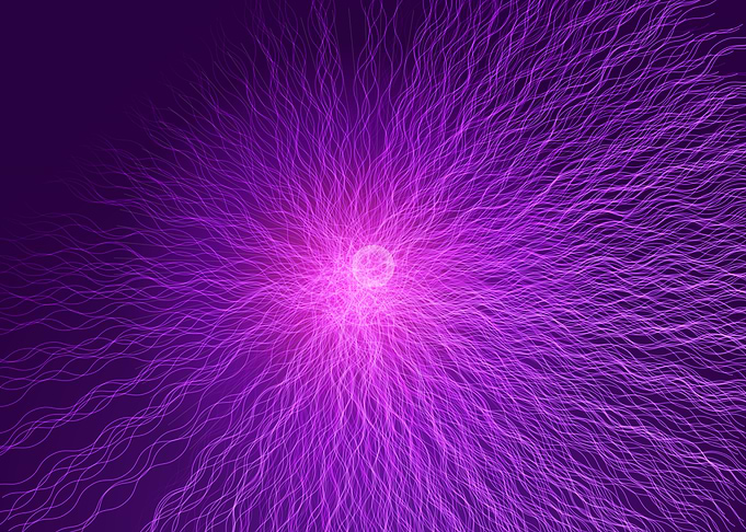 Purple explosion
