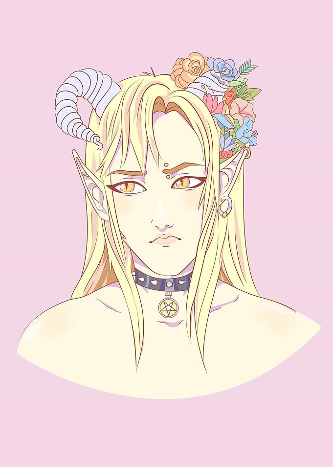 Pastel Flower Demon