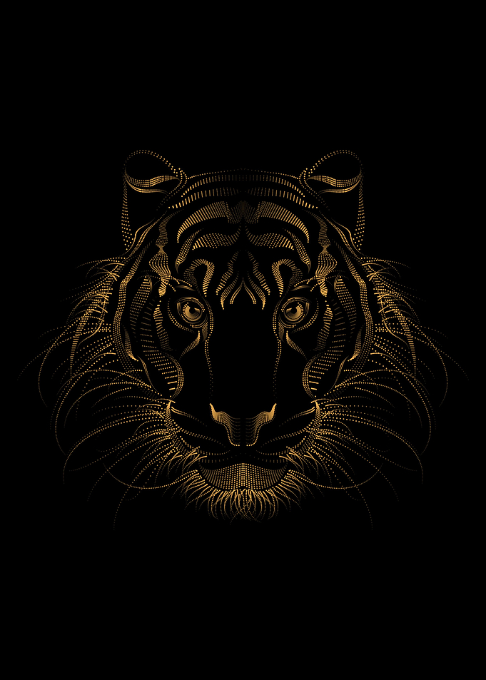 TIGER BIG CAT GOLD