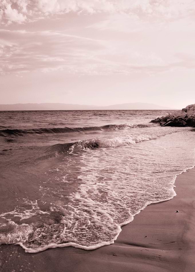 Monochrome beach days Foam