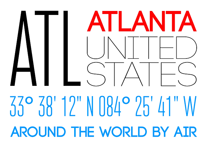 Atlanta Georgia By Air