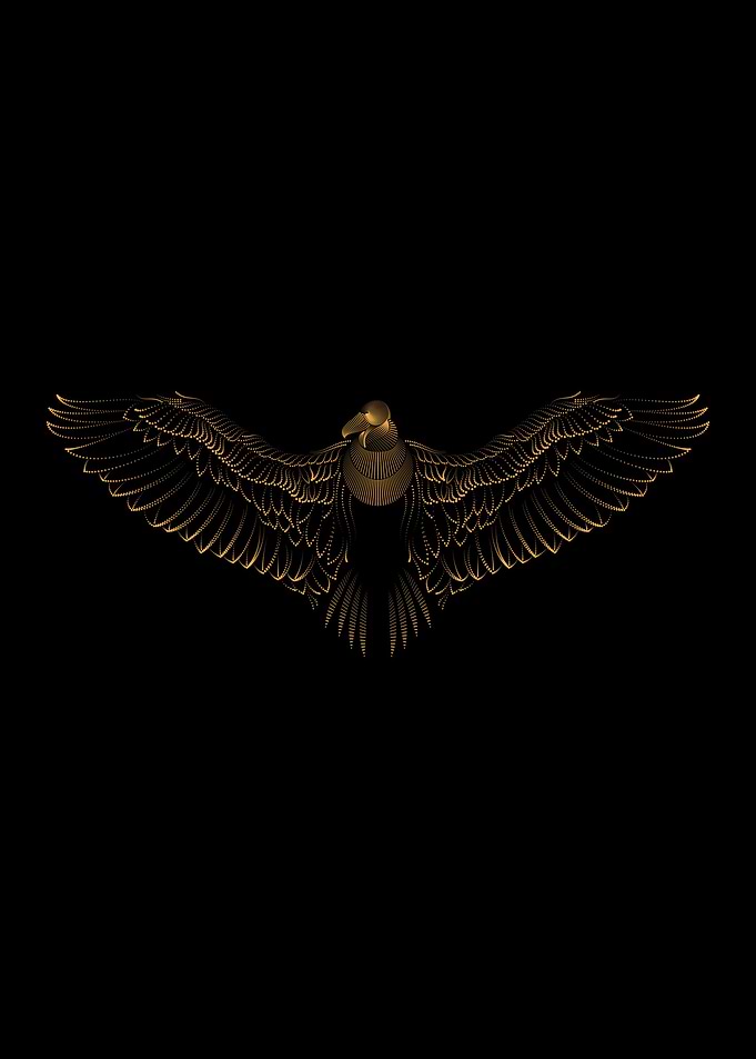 BIRD GOLD VECTOR