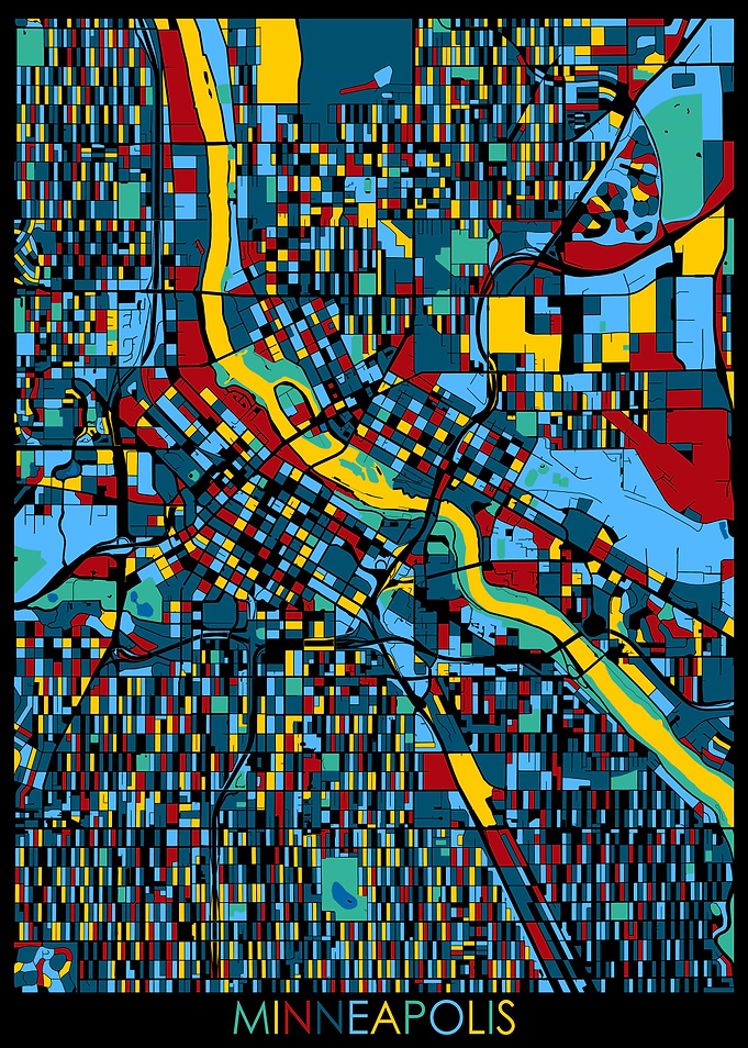 minneapolis map retro 4