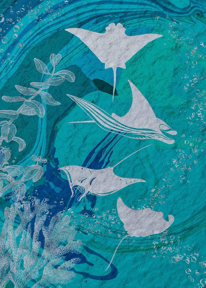 Giant Oceanic Manta Ray