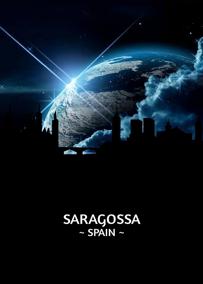 Saragossa Spain Skyline