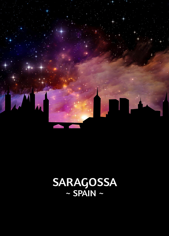 Saragossa Spain Skyline