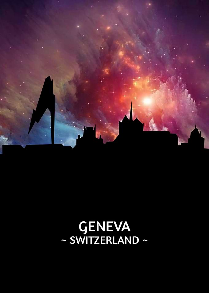Geneva Switzerland Skyline