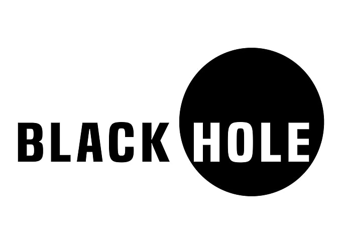 Black Hole On White