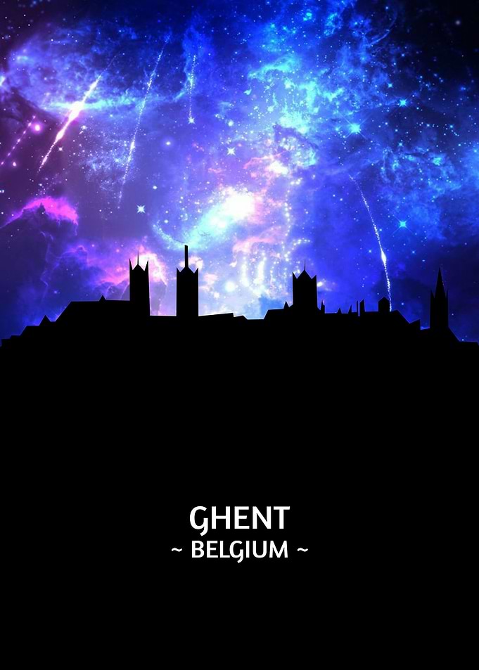 Ghent Belgium Skyline