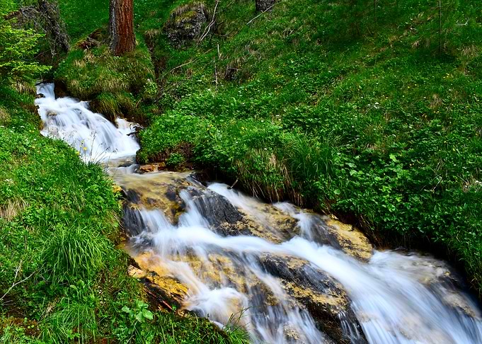 flowing river